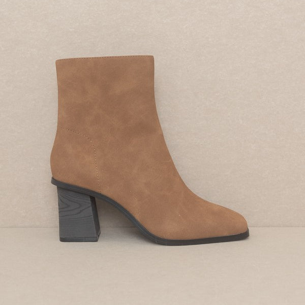 Vera - Square Toe Ankle Boots